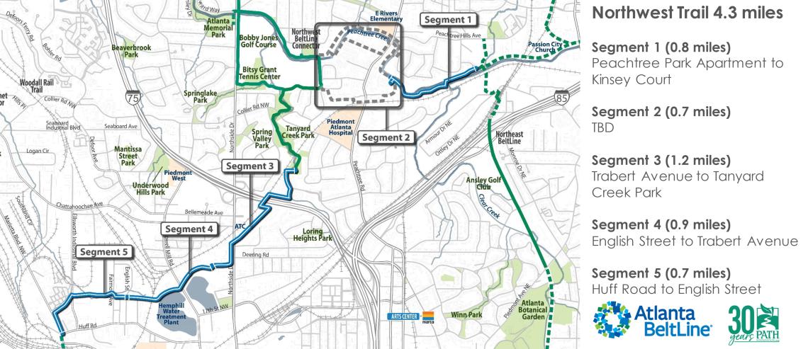 BeltLine picks routes for complex Northwest Trail through Buckhead ...